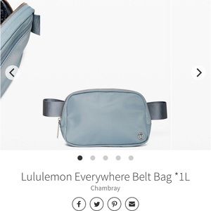 ISO. Chambray Everywhere Belt Bag